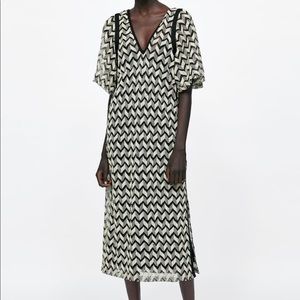 NWOT Zara crochet dress Sz L
